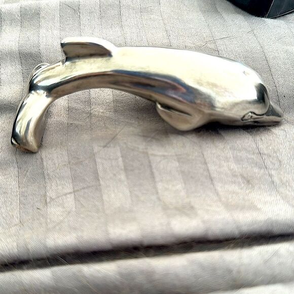 Vintage new in box C.A. Daniel’s - Cintika collectible Dolfin razor sleek silver - Picture 1 of 5
